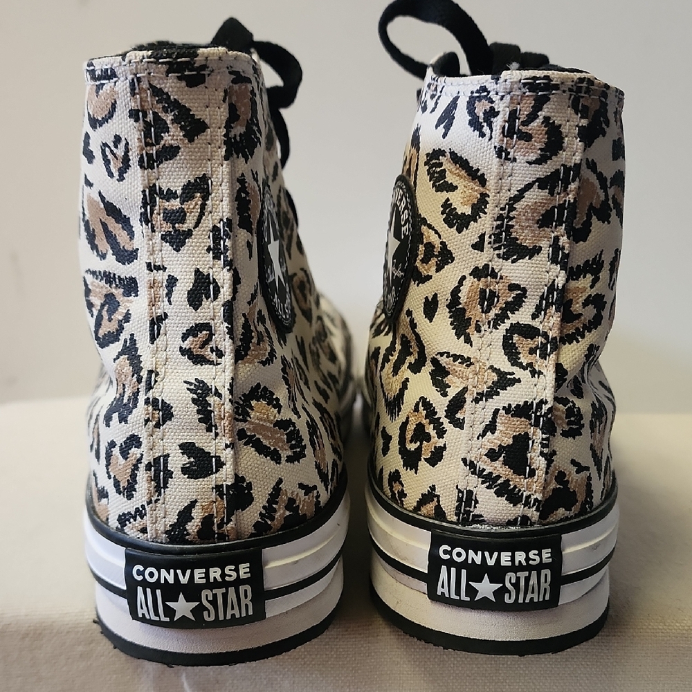 Converse All Star Chuck Taylor, Women's Wild Leopard High-Tops.☆❤️☆ - Picture 6 of 14
